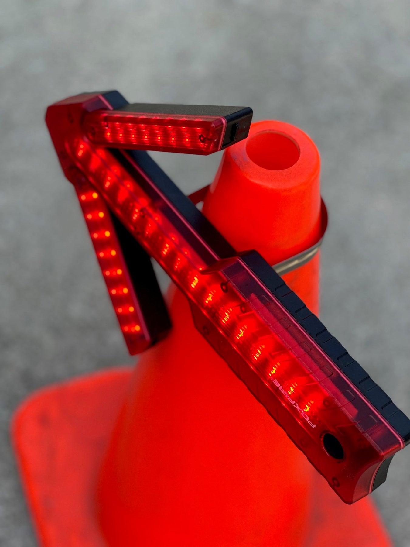 Safety Cone Bracket Warning