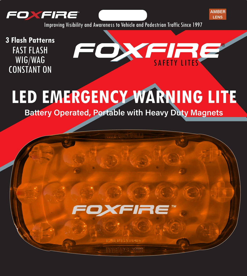 Foxfire FL263-A-MAG90 Large Signal Lite, 2x45lb Magnets, Amber