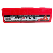 Foxfire Warning Triangle, DOT Approved, 3pk