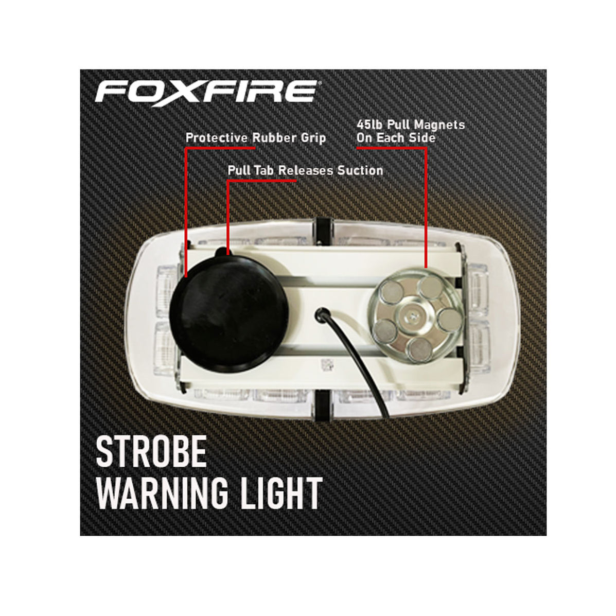 Foxfire-Strobe-Warning-Light-Amber — FoxFire Safety Lites