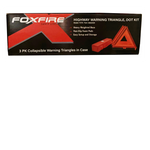Foxfire Warning Triangle, DOT Approved, 3pk